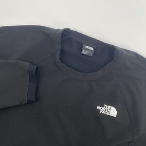 The North Face Sweatshirt Mens Large Black Tekware Flashdry Performance Fleece
